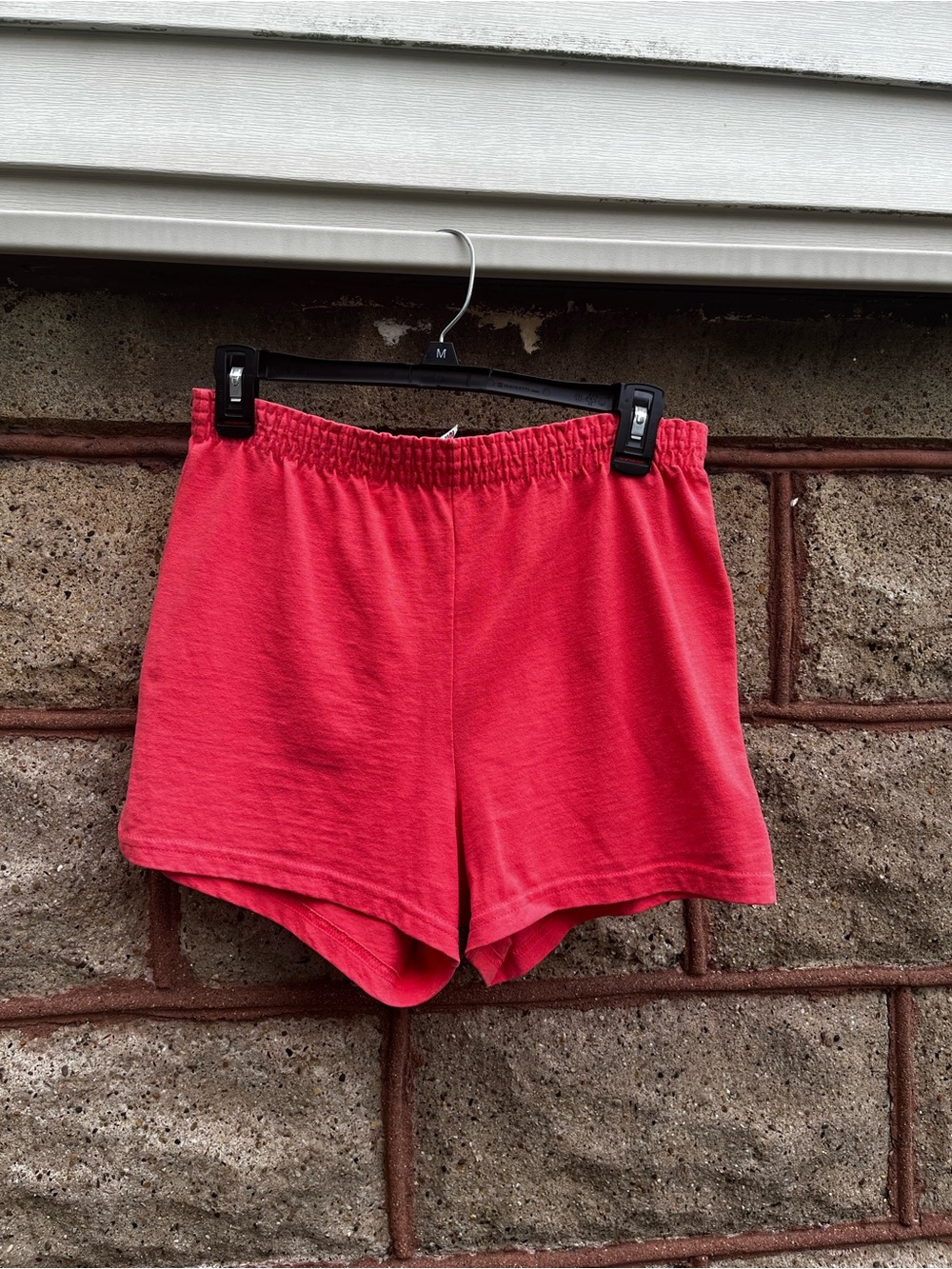 Soffe Junior Athletic Elastic-Waist Shorts large coral